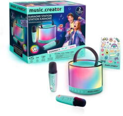 Canal Toys Jucarie creativa Canal Toys Canal Toys - Mini Karaoke Station, difuzor luminos, 2 microfoane wireless, jucarii interactive copii (INF 044)