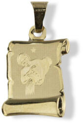 Gold horoscope pendants 14 karátos arany vízöntő horoszkóp medál - AU1-1-3-11-90 (AU1-1-3-11-90)