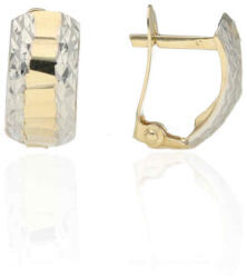 Gold earrings for ladies AU86352 - 14 karátos arany női fülbevaló Francia patentzárral (AU86352)