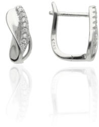 Fine Silver AG121350 - Ezüst francia záras női fülbevaló pár (AG121350)