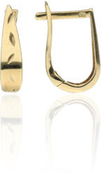 Gold earrings for ladies AU65240 - 14 karátos arany női fülbevaló Francia patentzárral (AU65240)