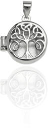 Fine Silver AG123097 - Ezüst nyitható életfa medál - 15 mm (AG123097)