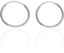 Fine Silver AG122852 - Ezüst karika fülbevaló pár Átmérő: Ø 20 mm (AG122852)