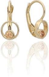 Gold earrings for ladies AU72647 - 14 karátos arany fülbevaló (AU72647)