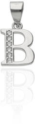 Fine Silver Ezüst B Betű medál - AG-XS1-B120 (AG-XS1-B120)