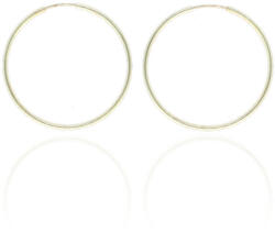 Gold earrings for ladies AU70747 - 14 karátos arany női karika fülbevaló (AU70747)