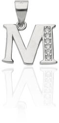 Fine Silver Ezüst M Betű medál - AG-XS1-M120 (AG-XS1-M120)