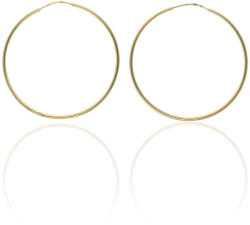 Gold earrings for ladies AU65080 - 14 karátos arany női karika fülbevaló (AU65080)