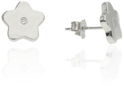 Fine Silver AG122615 - Ezüst beszúrós fülbevaló stekkerzárral (AG122615)