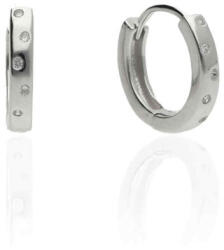 Fine Silver AG124727 - Ezüst bepattintós női fülbevaló pár (AG124727)