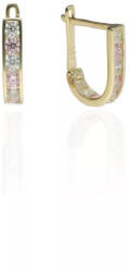 Gold earrings for ladies AU84488 - 14 karátos arany bébi fülbevaló Francia patentzárral (AU84488)