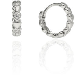 Fine Silver AG122608 - Ezüst bepattintós női fülbevaló pár (AG122608)