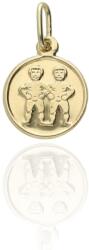 Gold horoscope pendants 14 karátos arany ikrek horoszkóp medál - AU1-1-8-03-40 (AU1-1-8-03-40)