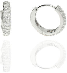 Fine Silver AG124559 - Ezüst bepattintós női fülbevaló pár (AG124559)