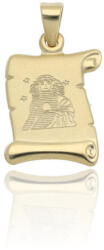 Gold horoscope pendants 14 karátos arany szűz horoszkóp medál - AU1-1-4-06-70 (AU1-1-4-06-70)