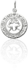 Fine Silver 925-ös ezüst ikrek horoszkóp medál - AG1-1-2-03-170 (AG1-1-2-03-170)