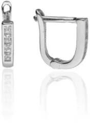 Fine Silver AG123306 - Ezüst francia záras női fülbevaló pár (AG123306)