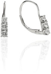 Fine Silver AG122476 - Ezüst hagyományos záras beakasztós női fülbevaló pár (AG122476)