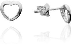 Gold earrings for ladies AU84377 - 14 karátos arany beszúrós fülbevaló (AU84377)