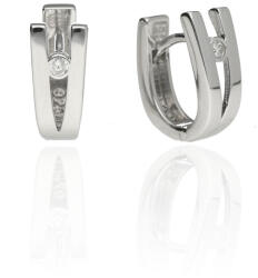 Fine Silver AG122745 - Ezüst bepattintós női fülbevaló pár (AG122745)