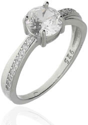 Fine Silver AG124672 - Ezüst női gyűrű Méret: 55 (AG124672)