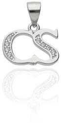 Fine Silver Ezüst Cs Betű medál - AG-XS1-CS120 (AG-XS1-CS120)