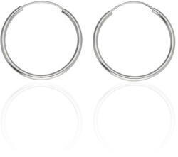 Fine Silver AG122848 - Ezüst karika fülbevaló pár Átmérő: Ø 30 mm (AG122848)