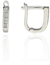 Fine Silver AG123590 - Ezüst francia záras női fülbevaló pár (AG123590)