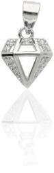 Fine Silver AG119064 - Ezüst gyémánt medál (AG119064)