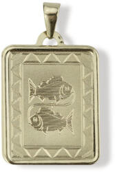 Gold horoscope pendants 14 karátos arany halak horoszkóp medál - AU1-1-5-12-90 (AU1-1-5-12-90)