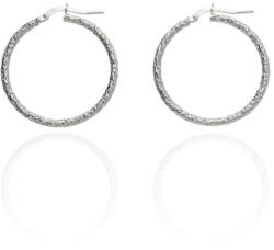 Fine Silver AG121509 - Ezüst karika fülbevaló pár (AG121509)