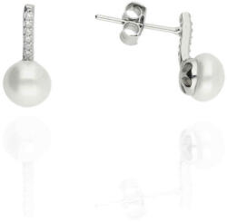 Fine Silver AG124551 - Ezüst beszúrós fülbevaló (AG124551)