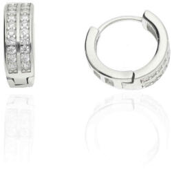 Fine Silver AG124519 - Ezüst beakasztós női fülbevaló pár (AG124519)