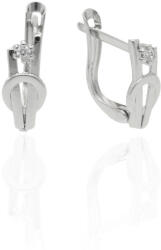 Gold earrings for ladies AU80683 - 14 karátos arany női fülbevaló Francia patentzárral (AU80683)