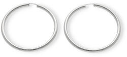 Gold earrings for ladies AU84501 - 14 karátos arany női karika fülbevaló Ø48mm (AU84501)