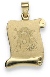 Gold horoscope pendants 14 karátos arany szűz horoszkóp medál - AU1-1-3-06-90 (AU1-1-3-06-90)