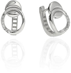 Fine Silver AG122742 - Ezüst bepattintós női fülbevaló pár (AG122742)