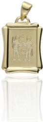 Gold horoscope pendants 14 karátos arany ikrek horoszkóp medál - AU1-1-6-03-80 (AU1-1-6-03-80)