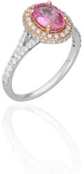 Unity Diamonds I0009888375T-PS-RPOSOV2 - 14K arany Gyűrű Pink Zafír és Pink gyémánt (I0009888375T)