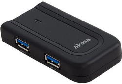 Akasa Bullet USB 3.0 4 port Superspeed HUB with AC Adapter (AK-HB-06)