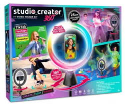 Canal Toys Jucarie creativa Canal Toys Set de filmare video, kit pentru creatie, Studio Creator 360°, Canal Toys (INF 028)