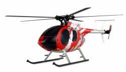 AMEWI Jucarie creativa AMEWI Elicopter RC Amewi MD500E 6G RTF, rosu, 325mm, cu stabilizare automata si zbor de pana la 17 minute (25334)