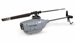 AMEWI Jucarie creativa AMEWI Elicopter AFX-PD100, 4 canale, camera HD, 2, 4 GHz, set complet, 228x40x53mm, 75g (25323)
