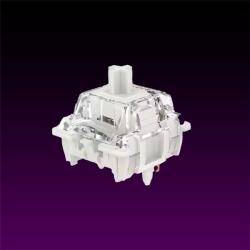 AVAX Gateron G Pro 3.0 kapcsoló (35 db, fehér, 3-pin, gyárilag kenve, SMD-kompatibilis, átlátszó felső) (GATERON_G_PRO_3_WHITE_SWITCH35)