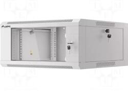 Lanberg Cabinet rack de perete LANBERG WAFA-5604-10S 19 inch 4U gri cu usa din sticla, demontat (WAFA-5604-10S)