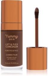 Danessa Myricks Beauty Yummy Skin Lift & Flex Concealer folyékony korrektor matt hatással árnyalat 17 - Dark with Warm Undertones 8.4 ml