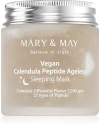Mary&May Calendula Peptide Ageless Sleeping Mask nyugtató éjszakai maszk ránctalanító hatással 110 g