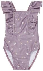 Little Dutch Цял бански с UV 50+ защита Little Dutch Mauve Blossom - С къдрички, 62-68 cm, 2-6 м (CL44473317)
