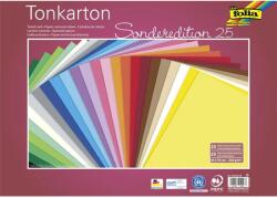 Bringmann Folia Paper Dekorkarton 2 oldalas 50x70cm 220g 25 lap vegyes színek FL61222599 (FL61222599)