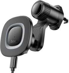 hoco. HW30 Vezeték nélküli MagSafe autós töltő 15W szellőzőre fekete (HW30)